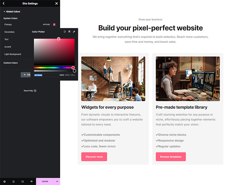 Keydesign page builder